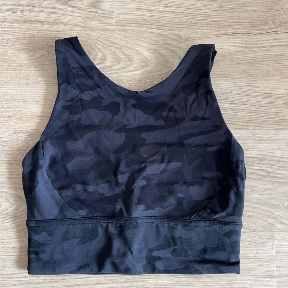 lululemon athletica Black Camo Sports Bra